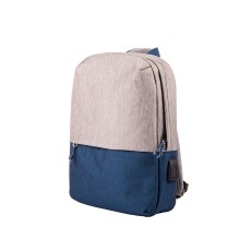 Рюкзак "Beam mini", серый/красный, 38х26х8 см, ткань верха: 100% полиамид, под-ка: 100% полиэстер