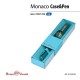 Ручка пластиковая в футляре Monaco морская волна