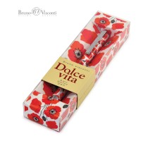 Ручка металлическая в футляре Dolce Vita. Маки