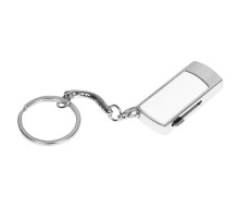 USB 2.0- флешка на 32 Гб с выдвижным механизмом и мини чипом