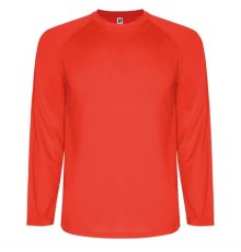 Спортивная футболка MONTECARLO L/S мужская, КРАСНЫЙ 2XL